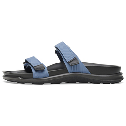 Birkenstock: Голубые шлёпанцы 