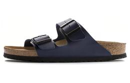 Birkenstock: Синие шлёпанцы 