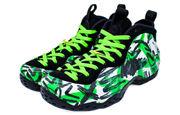 Nike: Чёрные кроссовки  Foamposite One