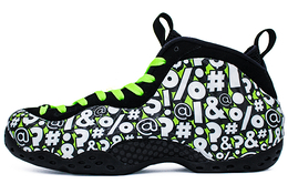 Nike: Чёрные кроссовки  Foamposite One