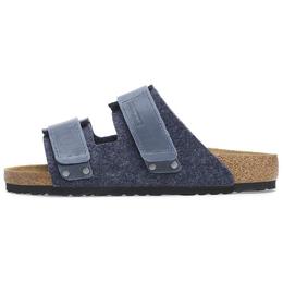 Birkenstock: Синие шлёпанцы 