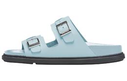 Birkenstock: Синие шлёпанцы 