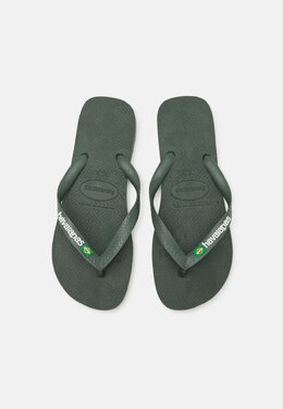 Havaianas: Зелёные шлёпанцы 