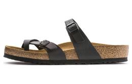 Birkenstock: Чёрные шлёпанцы 