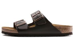 Birkenstock: Тёмные шлёпанцы 