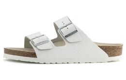 Birkenstock: Белые шлёпанцы  Arizona