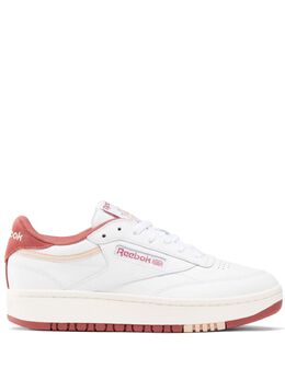 Reebok: Белые кроссовки  Club C Double
