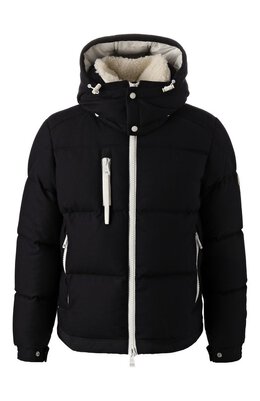 Moncler: Пуховик с капюшоном 