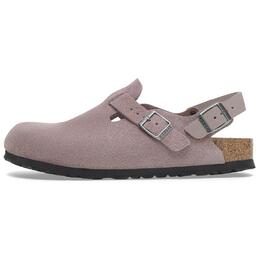 Birkenstock: Фиолетовые сабо 