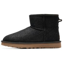 UGG: Чёрные ботинки  Classic Mini