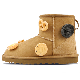 UGG: Белые ботинки  Classic Mini