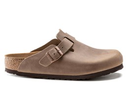 Birkenstock: Коричневые сабо  Boston