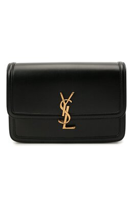 Saint Laurent: Чёрная сумка  Solferino YSL Lock