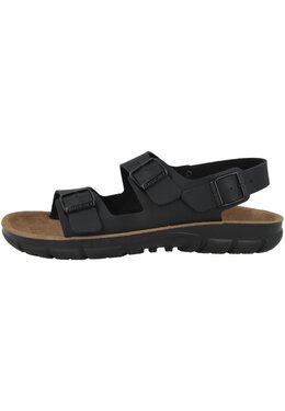 Birkenstock: Чёрные сандалии 