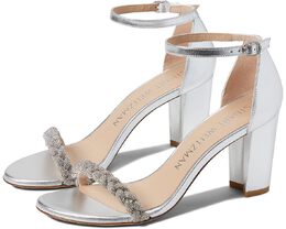 Stuart Weitzman: Серебристые туфли  Nearlynude