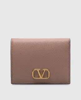 Valentino: Бежевый кошелёк  VLogo Signature