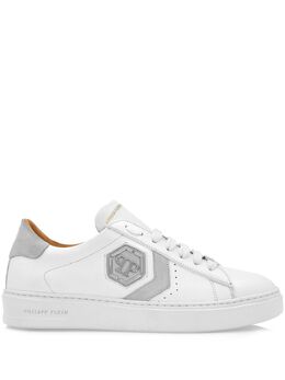 Philipp Plein: Белые кроссовки 