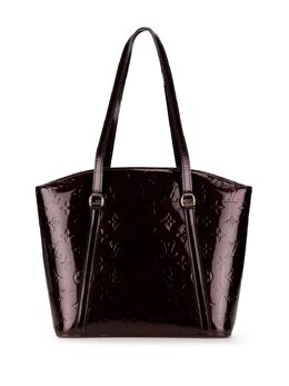 Louis Vuitton Pre-Owned: Фиолетовая сумка-шоппер 