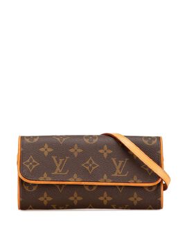 Louis Vuitton Pre-Owned: Коричневая сумка через плечо 