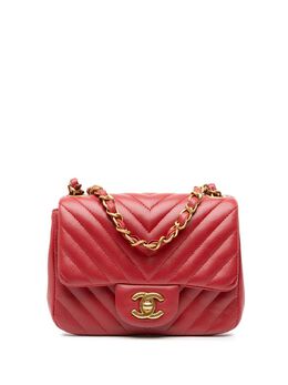 CHANEL Pre-Owned: Красная сумка через плечо 