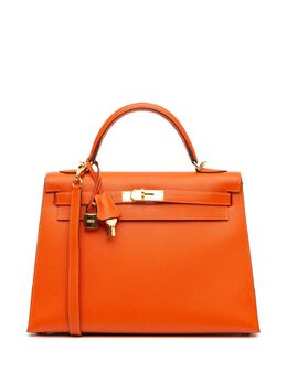 Hermès Pre-Owned: Оранжевая сумка 