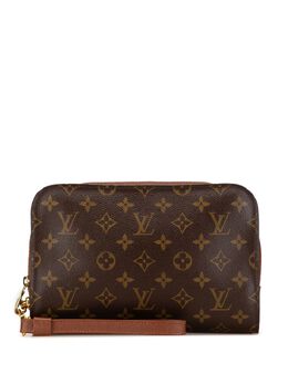 Louis Vuitton Pre-Owned: Коричневый клатч 