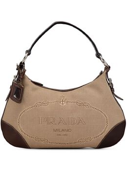 Prada Pre-Owned: Коричневая сумка 