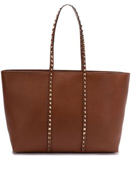 Valentino Garavani: Коричневая сумка-шоппер 