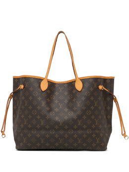 Louis Vuitton Pre-Owned: Коричневая сумка-шоппер 