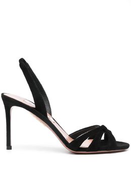 Aquazzura: Чёрные сандалии 