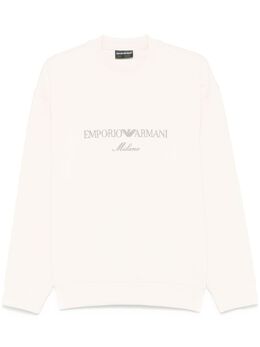 Emporio Armani: Бежевый свитшот 