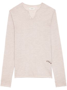 Zadig&Voltaire: Бежевый свитер  Monastir