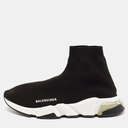 Balenciaga: Чёрные кроссовки  Speed Trainer