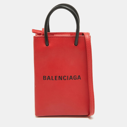 Balenciaga: Красная сумка через плечо  Shopping