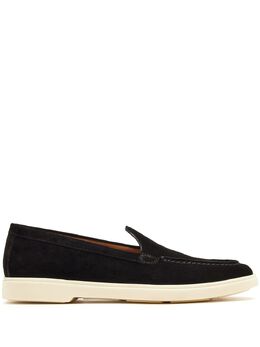 Santoni: Чёрные лоферы 