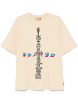 Diesel: Жёлтая футболка 