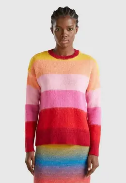 United Colors of Benetton: Многоцветный свитер 