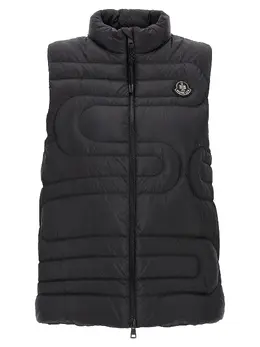 Moncler: Чёрный жилет 