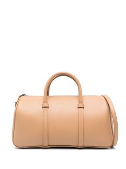 Longchamp: Бежевая сумка-шоппер 