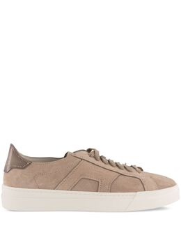Santoni: Бежевые кроссовки 