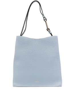 Furla: Голубая сумка-шоппер 