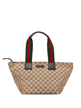 Gucci Pre-Owned: Коричневая сумка-шоппер 