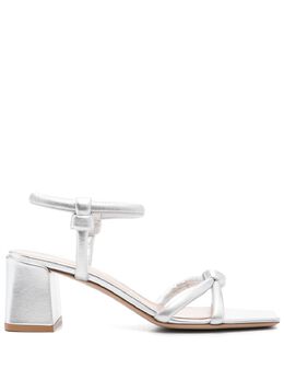 Gianvito Rossi: Серебристые сандалии 
