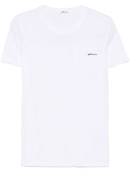 Kiton: Белая футболка 
