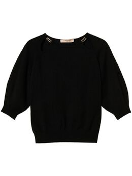 TWINSET: Чёрный свитер 