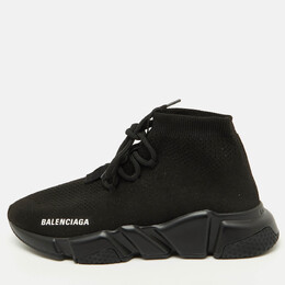 Balenciaga: Чёрные кроссовки  Speed Trainer