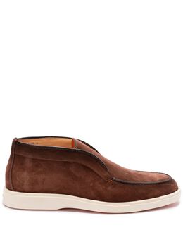 Santoni: Коричневые ботинки 