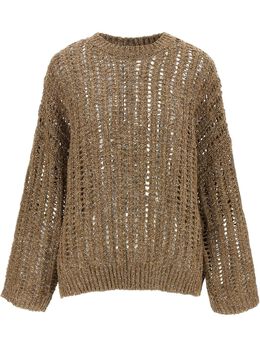 Brunello Cucinelli: Коричневый свитер 