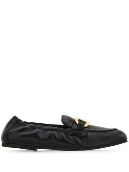 Ferragamo: Чёрные лоферы  Gancini