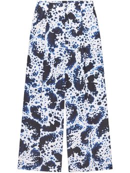 DRIES VAN NOTEN: Голубые брюки 